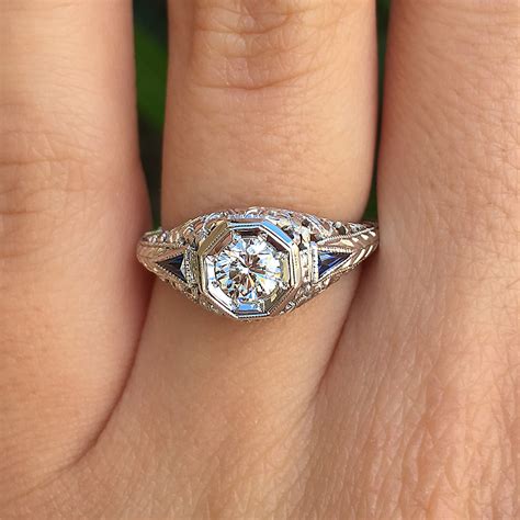 vintage engagement rings fort worth.